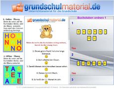 Buchstaben ordnen 1.7z